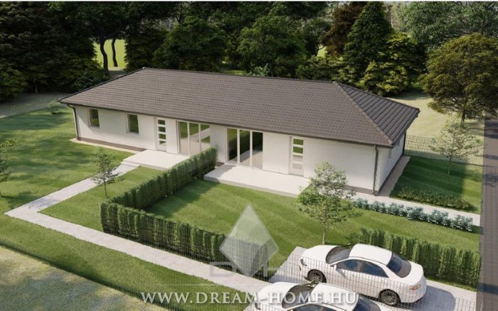 Eladó Ház, Kecskemét, Kényelmes, új építésű családi ház eladó Katonatelepen, 65nm, 58900000 Ft