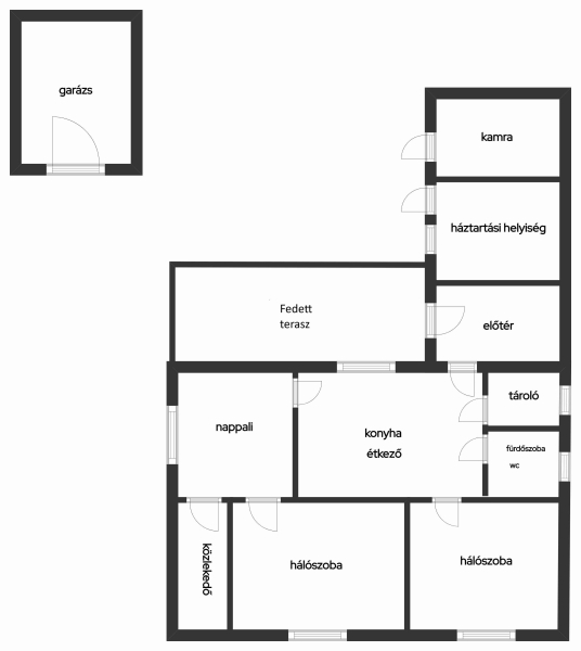 Eladó Ház, Kecskemét, Kecskemét eladó családi ház 2 szobás: 45,9 millió Ft, 72nm, 45900000 Ft