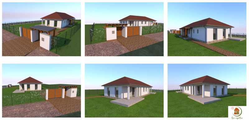 Eladó Ház, Piliscsaba, KORSZERŰ ESZTÉTIKUS IKERHÁZFÉL KULCSRAKÉSZEN, 77nm, 84945000 Ft