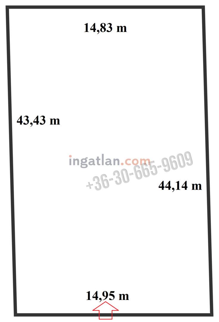 Eladó Építési telek, Budapest XXIII. kerület, Soroksár-Újtelep, 646nm, 79900000 Ft