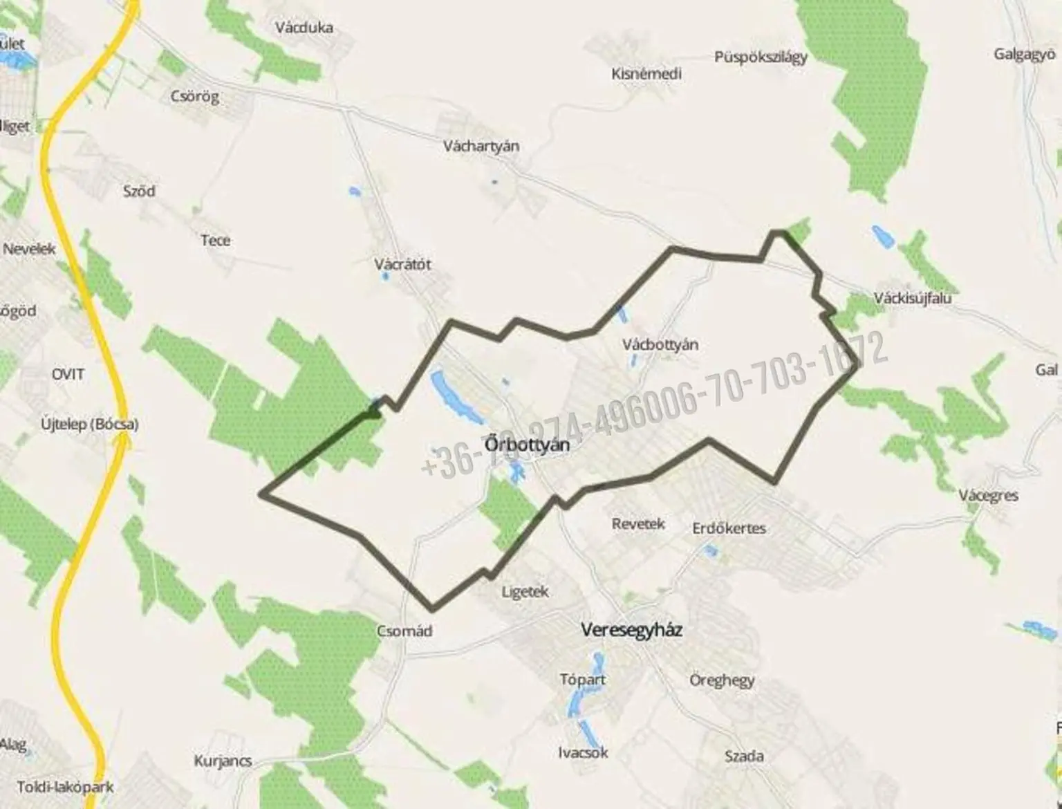Eladó Építési telek, Őrbottyán, Nincs megadva, 2784nm, 21000000 Ft