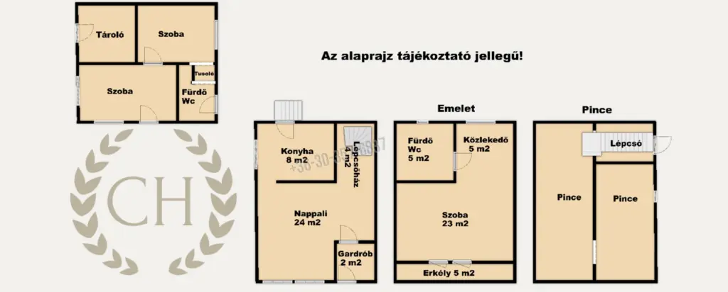 Eladó Családi ház, Szatymaz, Jánosszállási kertsor, 120nm, 54900000 Ft
