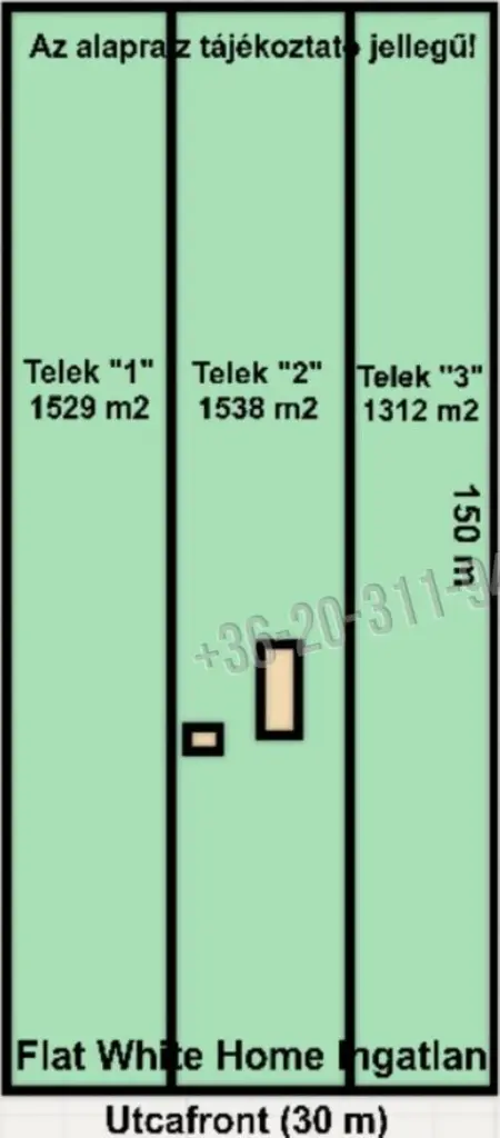 Eladó Külterületi telek, Sándorfalva, Harcsa, 0nm, 30000000 Ft