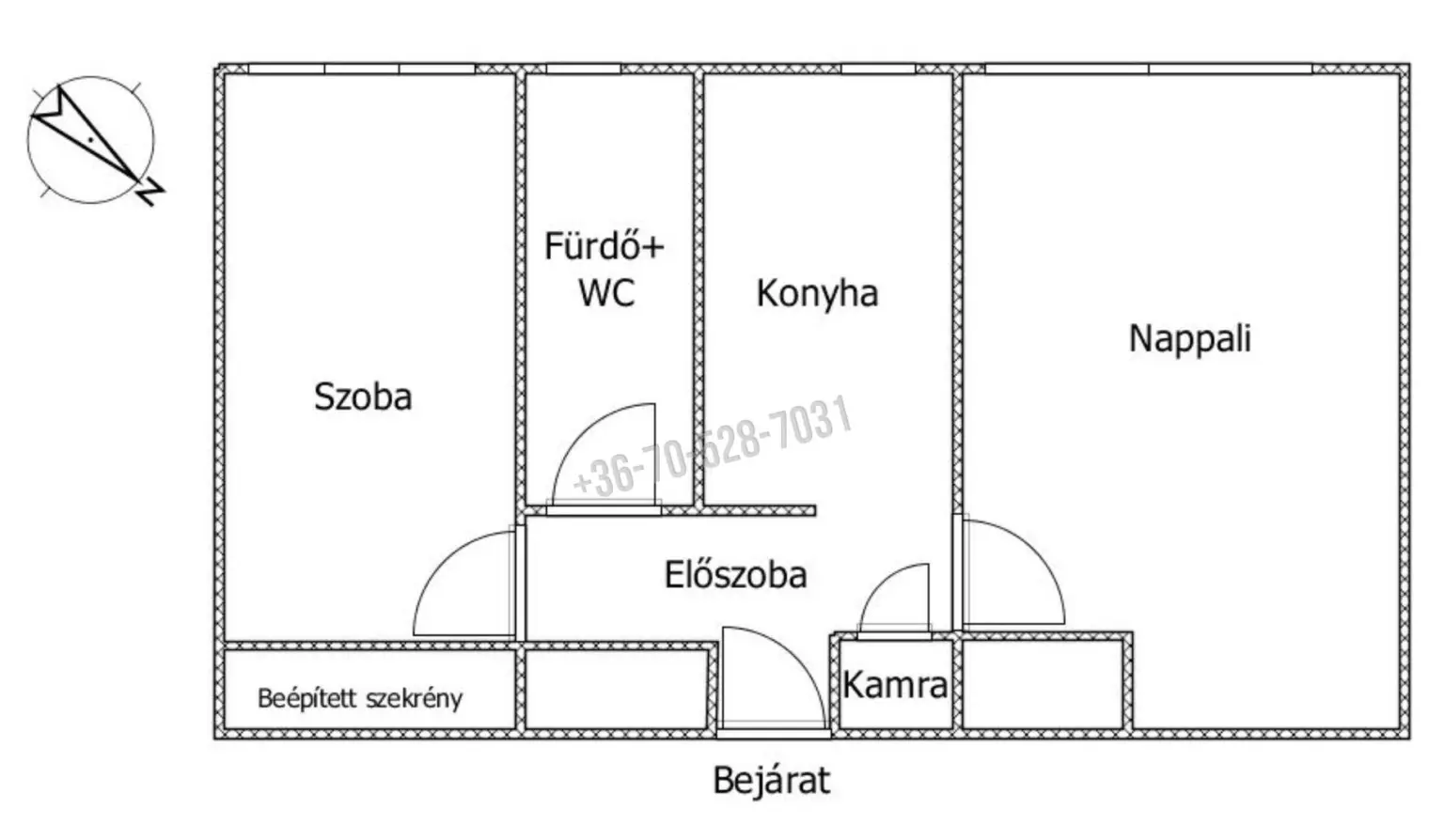 Eladó Társasházi lakás, Tatabánya, Nincs megadva, Cseri utca, 49nm, 36000000 Ft