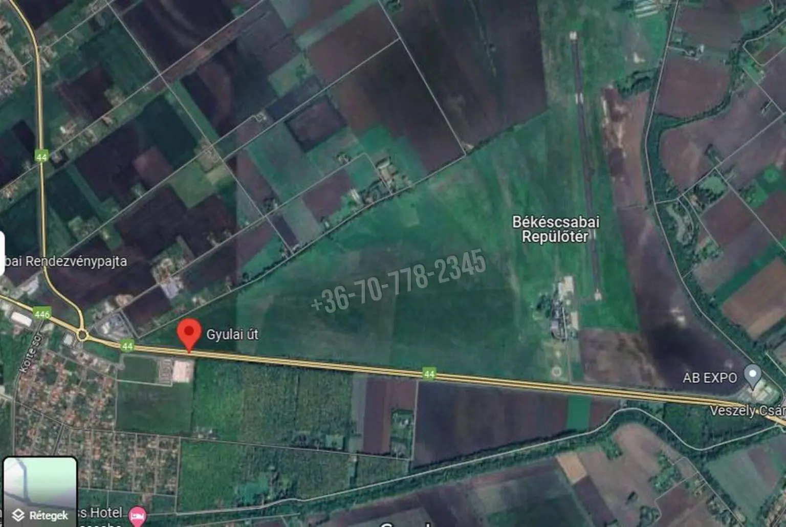 Eladó Építési telek, Békéscsaba, Nincs megadva, Gyulai út, 500000nm, 4000000000 Ft