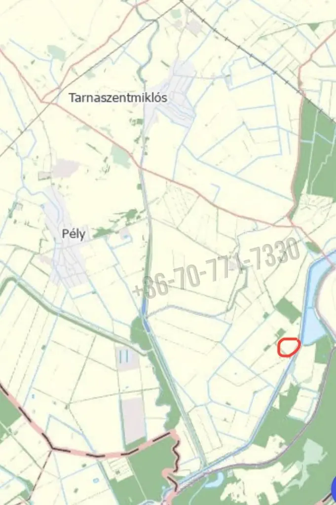 Eladó Építési telek, Pély, Jászsági főcsatorna, 145275nm, 16000000 Ft