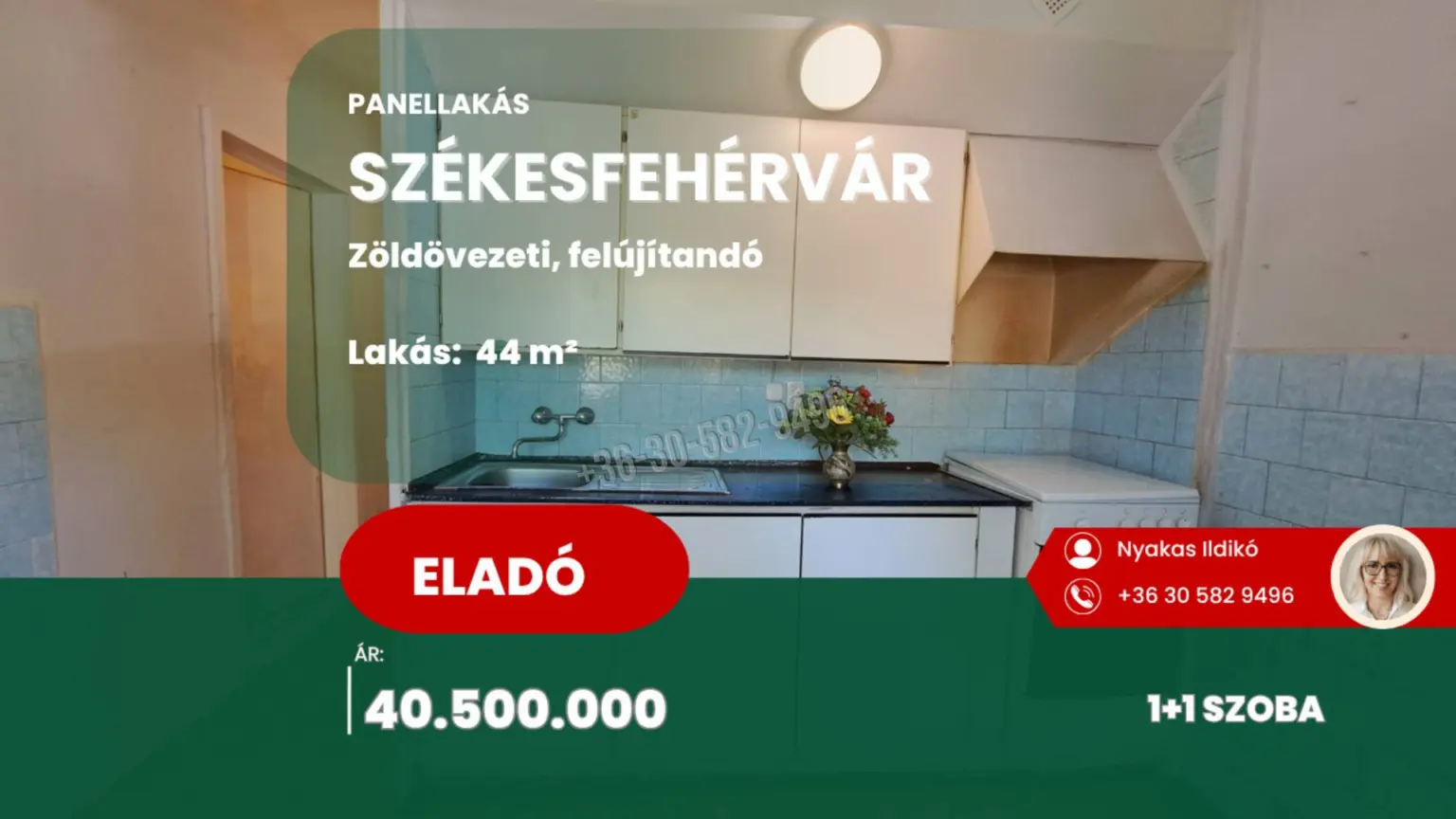 Eladó Panellakás, Székesfehérvár, Királykút, 44nm, 39900000 Ft