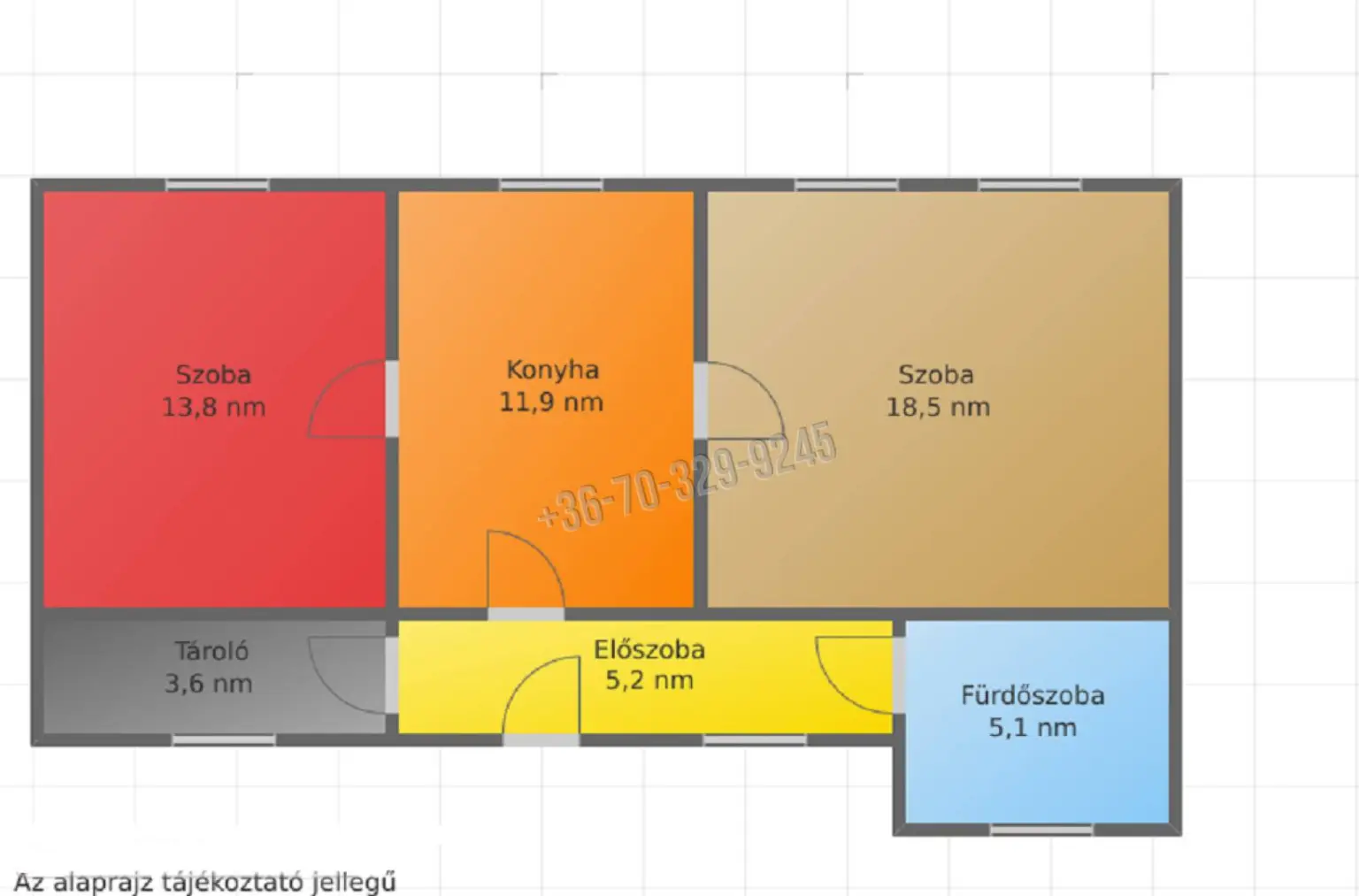 Eladó Családi ház, Somoskőújfalu, Köztársaság utca, 58nm, 12990000 Ft