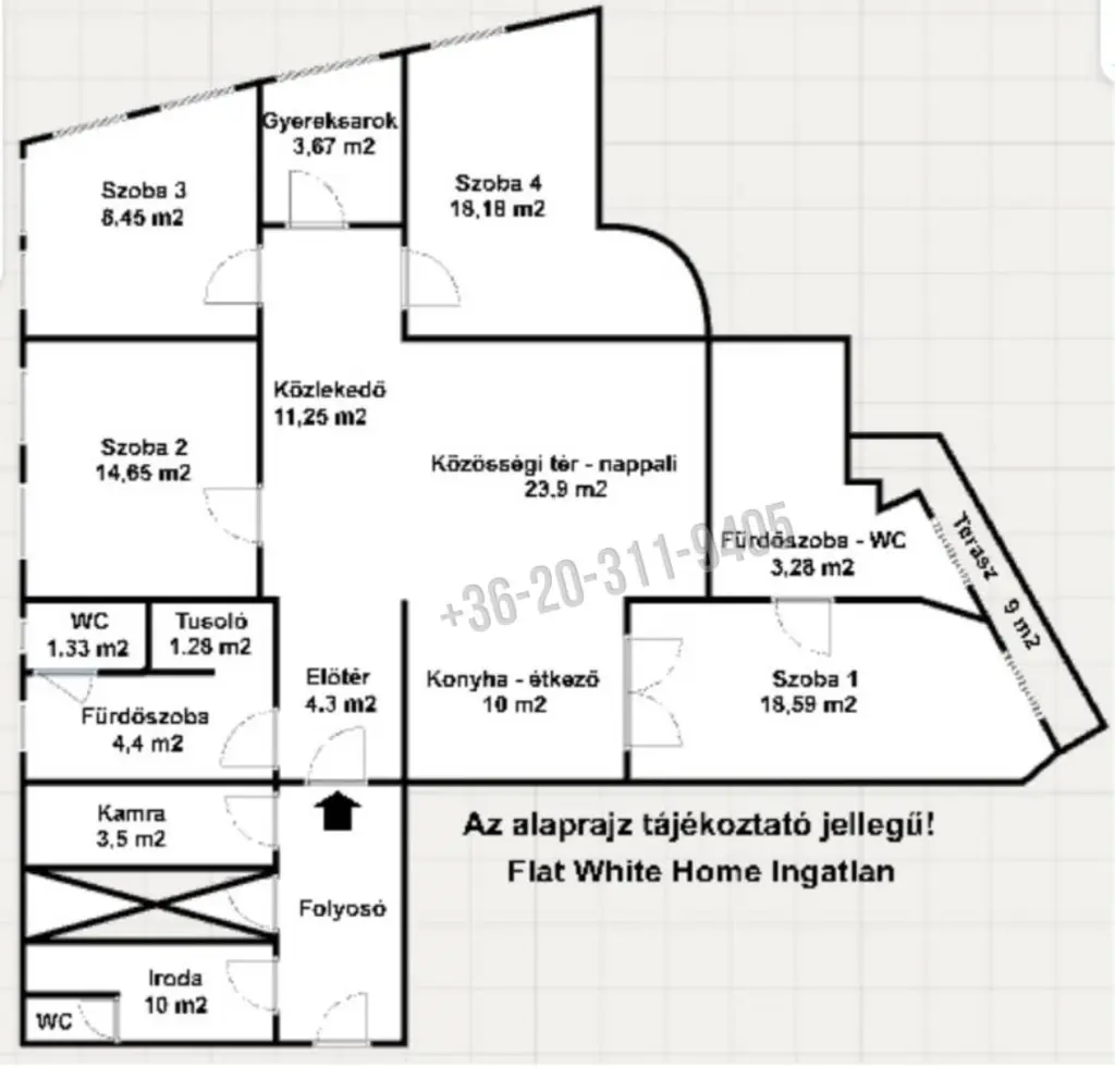 Eladó Társasházi lakás, Szeged, Klebelsberg-telep, Pancsovai utca, 136nm, 99900000 Ft