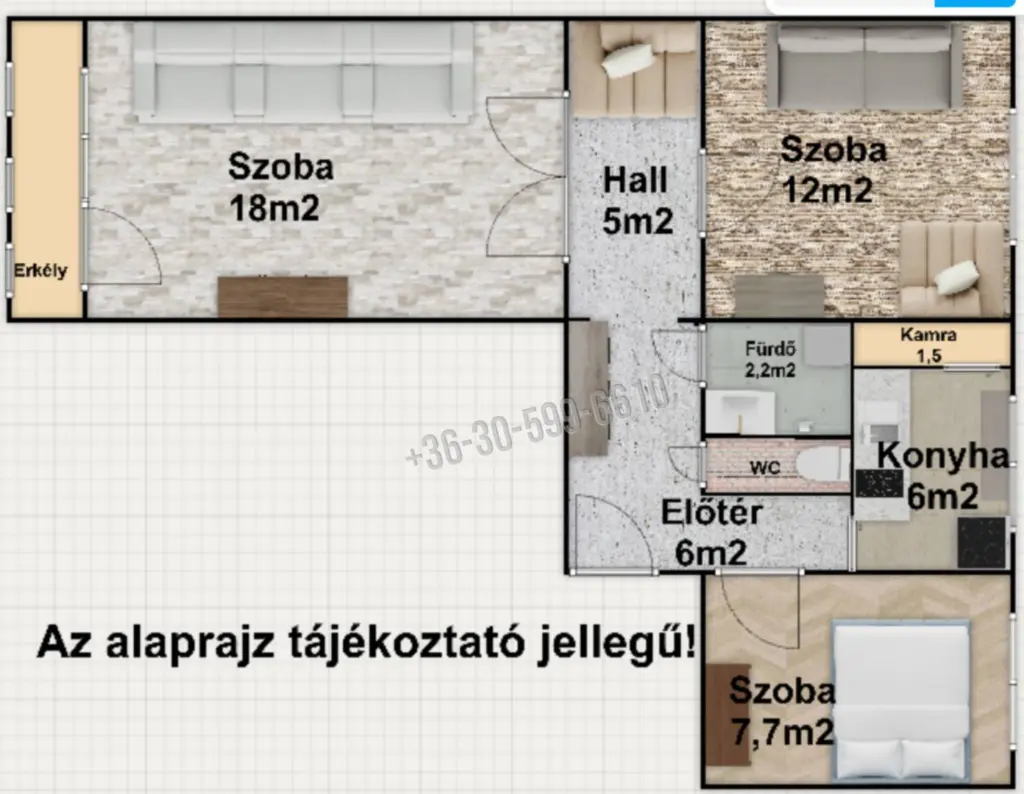 Eladó Panellakás, Szeged, Nincs megadva, Zsitva sor, 63nm, 55000000 Ft