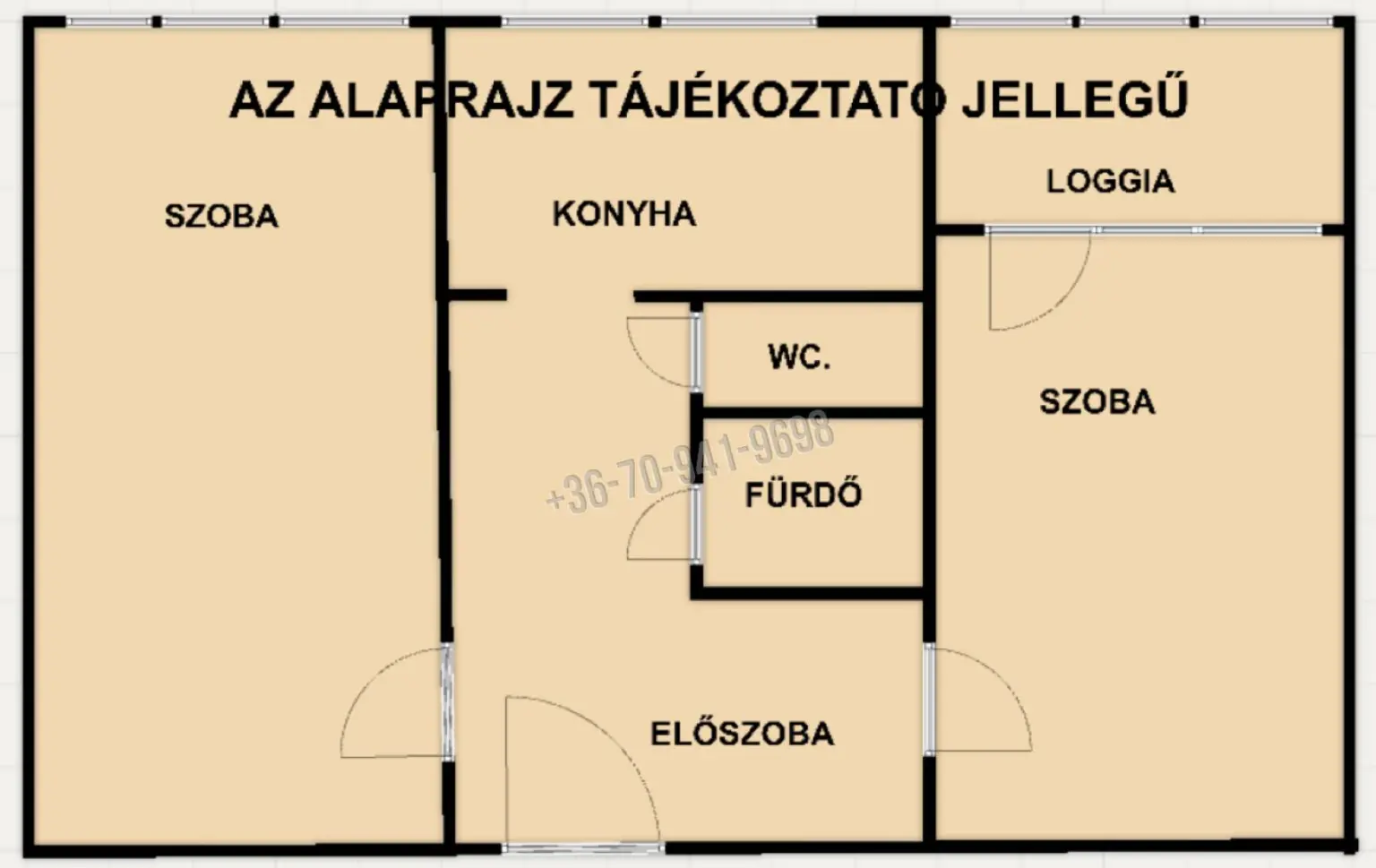 Eladó Panellakás, Budapest III. kerület, Óbuda, 48nm, 64900000 Ft