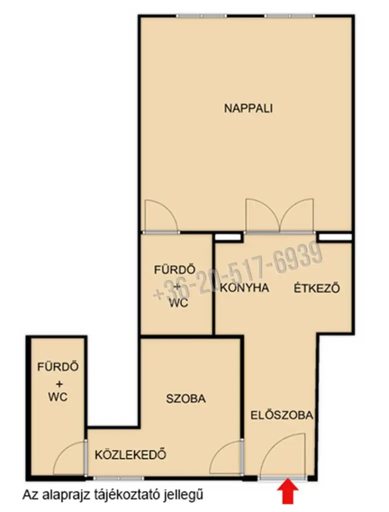 Eladó Társasházi lakás, Budapest VI. kerület, Terézváros (Nagykörúton belül), 60nm, 120000000 Ft
