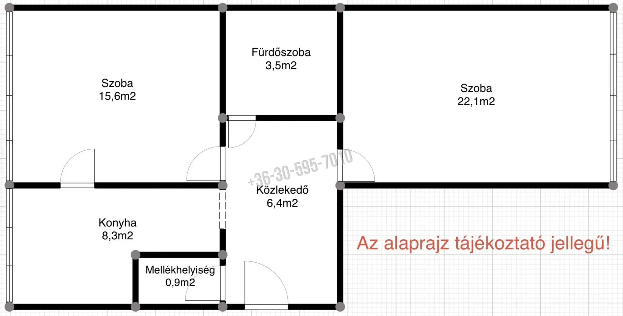 Eladó Panellakás, Vác, Alsóváros, Zöldfa utca, 56nm, 47900000 Ft