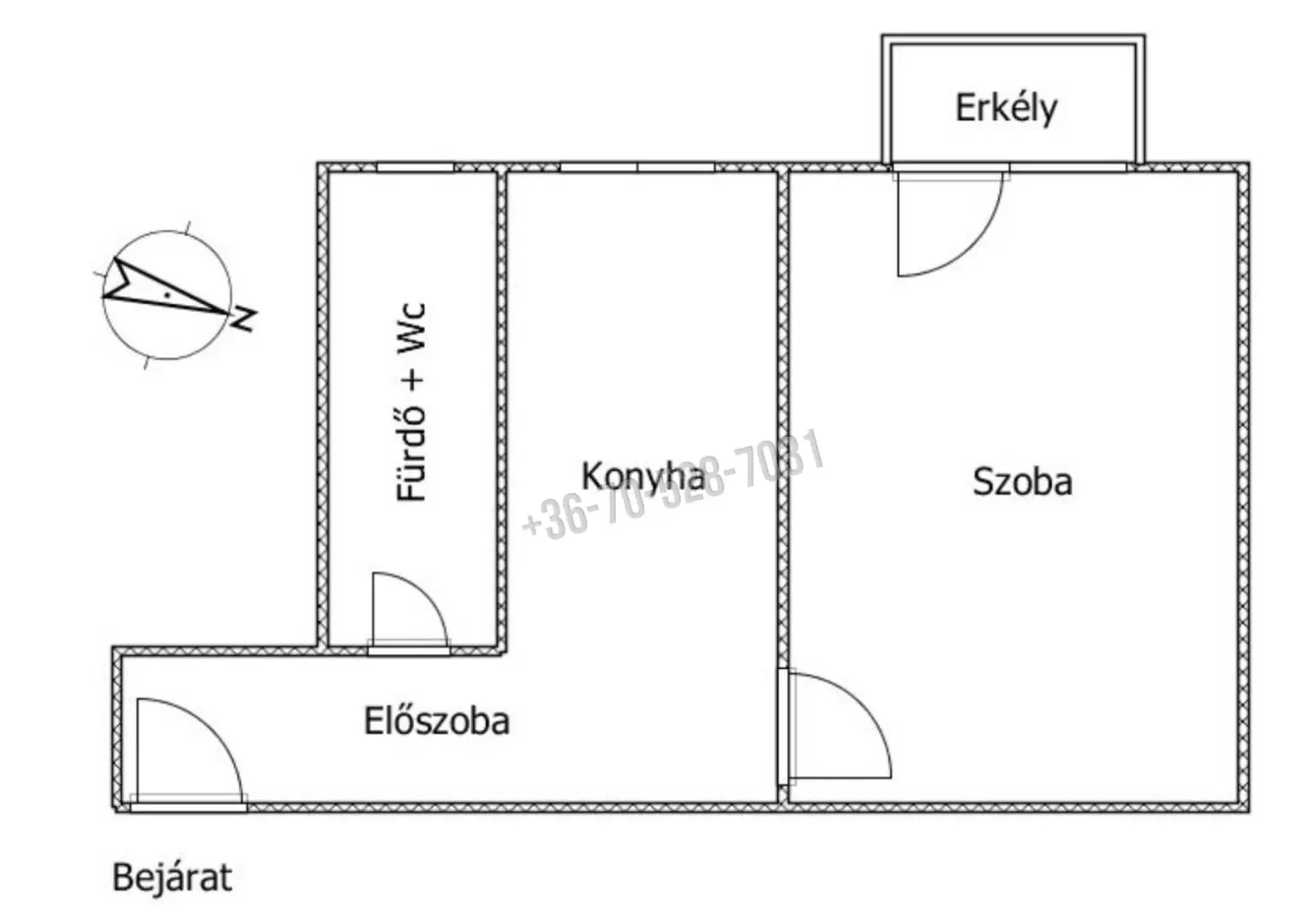 Eladó Társasházi lakás, Tatabánya, Újváros, Töhötöm vezér utca, 36nm, 31500000 Ft