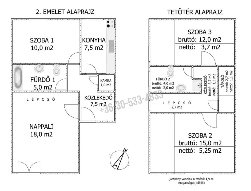 Eladó Társasházi lakás, Szombathely, Belváros, 11-es huszár út, 96nm, 56900000 Ft