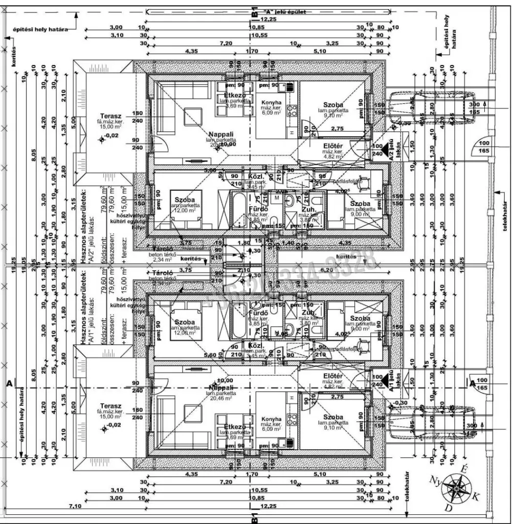 Eladó Ikerház, Vácrátót, 87nm, 99990000 Ft